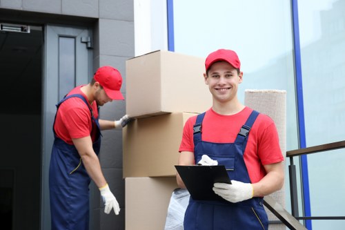 Maintenance check of doors and walkways in the storage premises