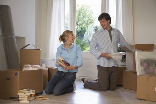 Household items safely stored in a Wallington storage unit