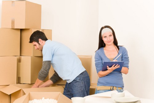 Organized storage facility in Wallington with secure access