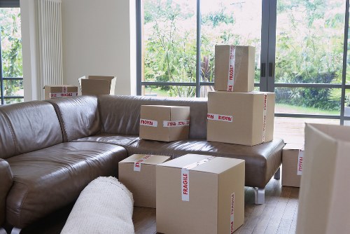 Wallington moving team loading furniture into a van