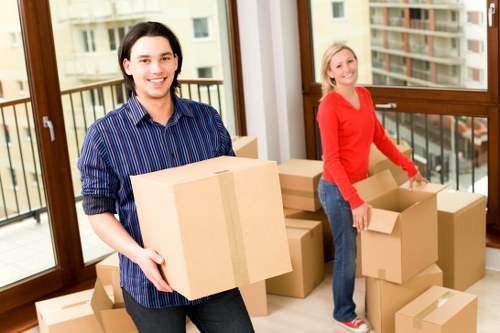 Safe handling of office furniture during Wallington removals