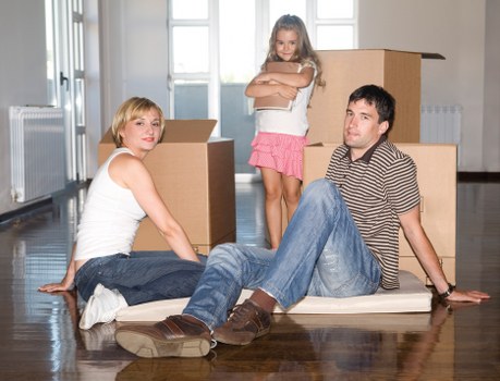 Packing and labeling office items for removals in Wallington